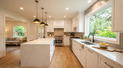 Case Study: Houston Kitchen Remodel With Lighting + Plumbing Relocate