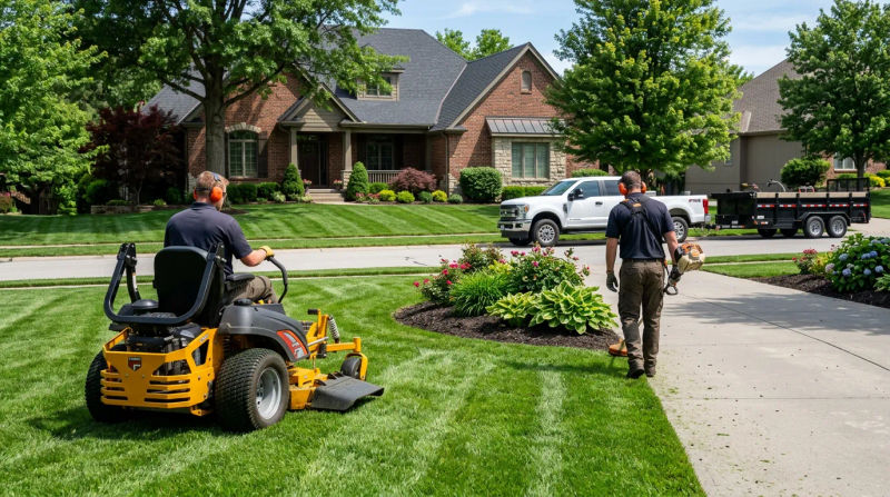 Routine Lawn Care Maintenance in Kansas City