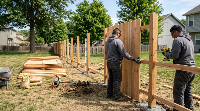 Commercial and Residential Fence Building in Kansas City