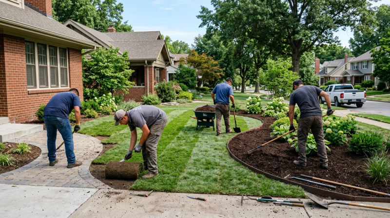 Professional Landscape Installation in Kansas City