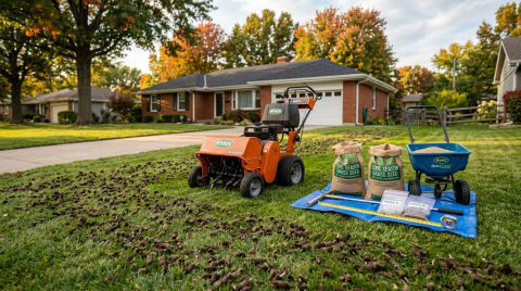 Kansas City Fall Aeration & Overseeding Costs to Budget for 2026