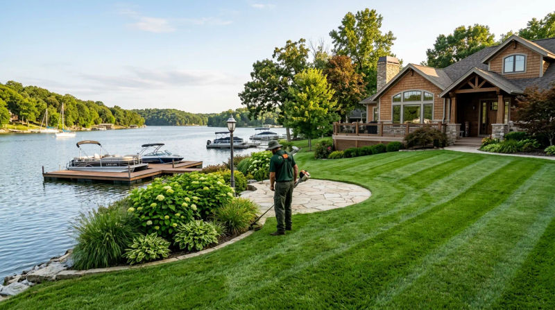 Professional Lawn Care Services in Weatherby Lake