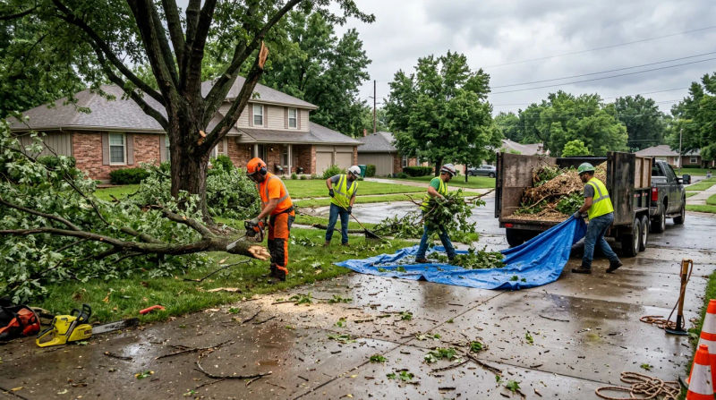 Emergency Lawn & Storm Cleanup Service in Kansas City
