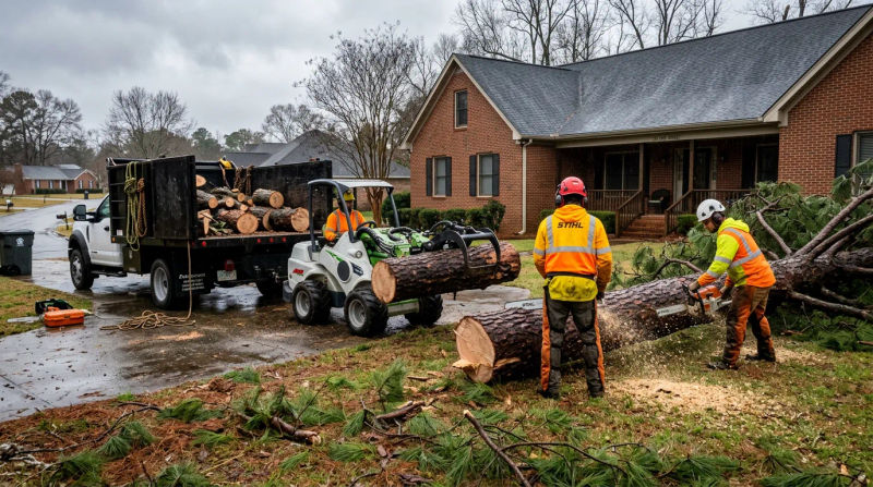 Emergency Fallen Tree Removal and Lawn Care in Sandersville