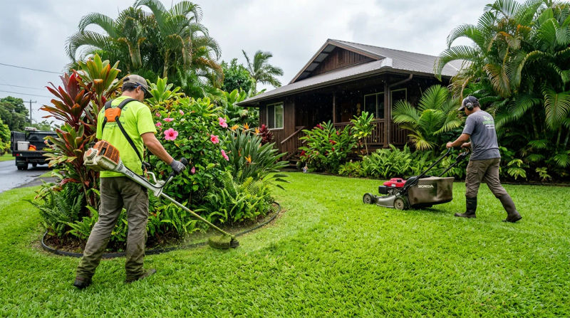 Expert Yard Service Landscaping in Hilo