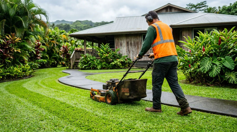 Reliable Lawn Mowing Landscaping in Hilo