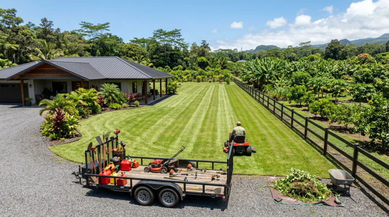 Dedicated Landscaping Services in Keaau