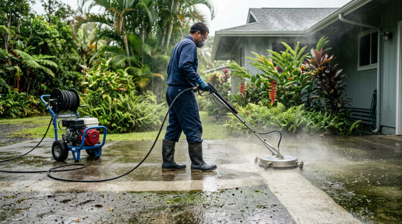 Professional Pressure Washing & Landscaping in Hilo
