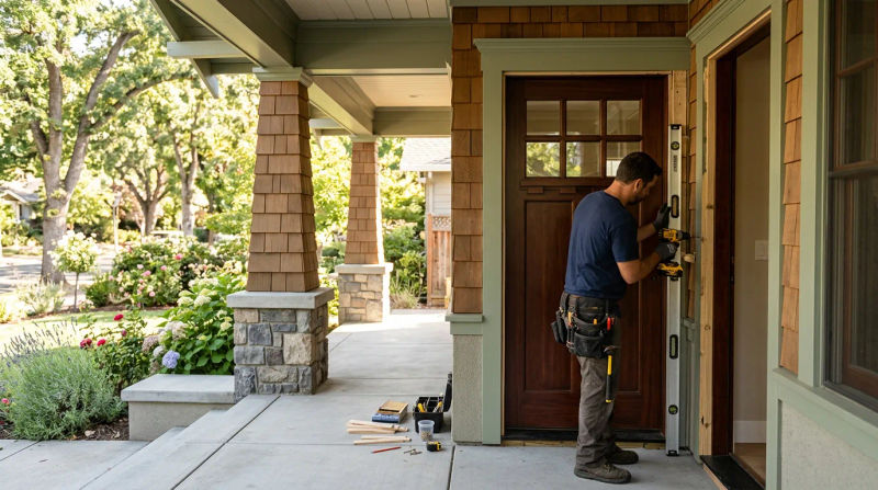 Professional Door Installation by a Sacramento Handyman