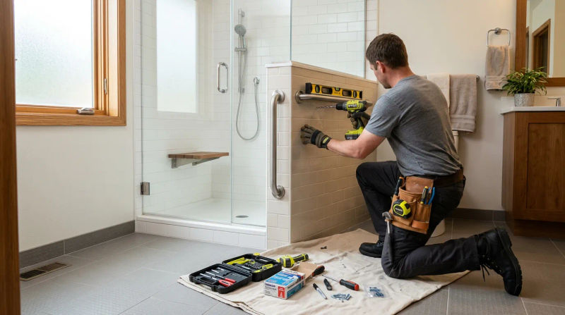Expert Bathroom Upgrades For Seniors by a Sacramento Handyman