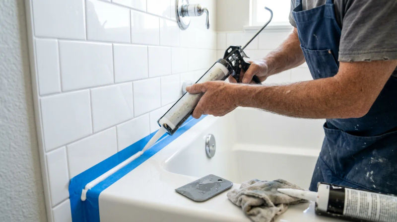 Expert Caulking And Sealing by Your Sacramento Handyman