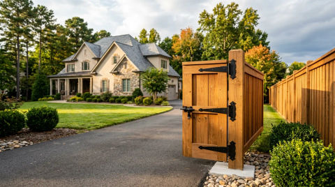 Case Study: QuaisMAINTENCECOMPANY Wind-Repaired a Gate in Ballantyne