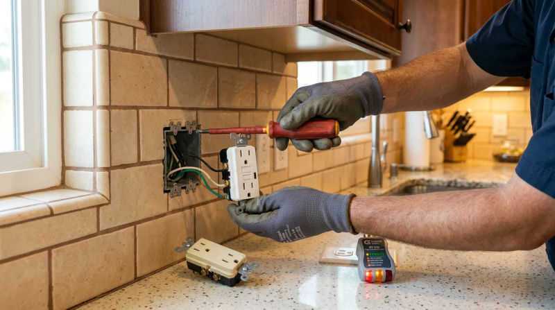Safe Electrical Outlet Installation in Lakewood