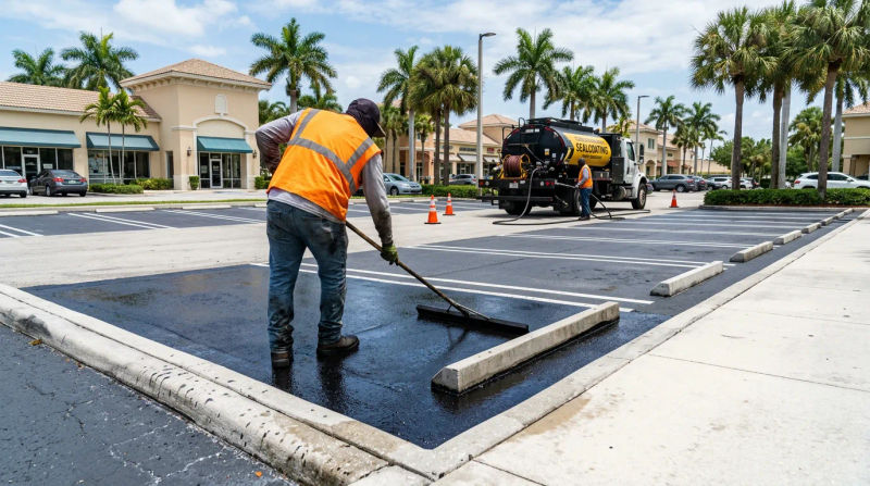 Professional Asphalt Sealcoating in West Palm Beach
