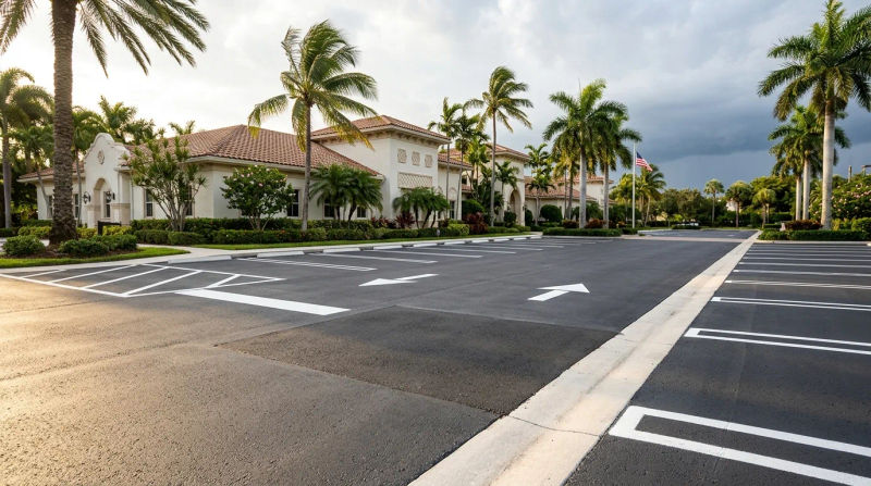 How Economy Paving Used Infrared Repair Before a Tropical Storm