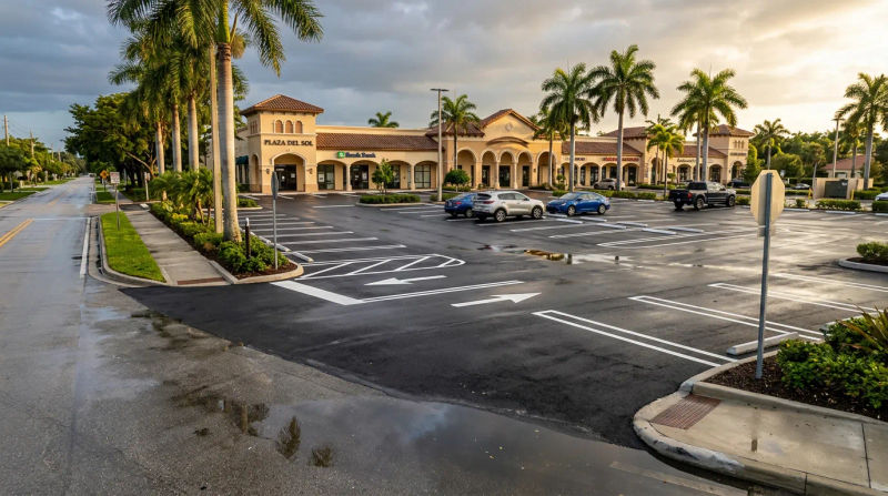 Case Study: Economy Paving Restored a Lot After Flash Flooding