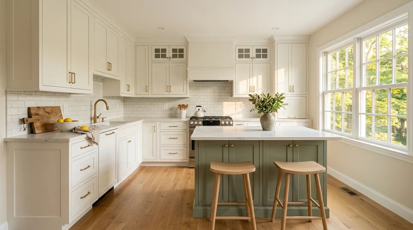 Case Study: Superior Homes Cabinet Paint Refresh in Katonah, NY