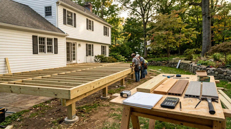 New Deck Cost in Katonah, NY (2026): Sizes and Materials Compared