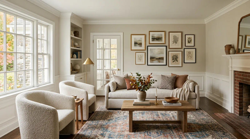 Case Study: A Katonah Living Room Makeover With Paint + Décor