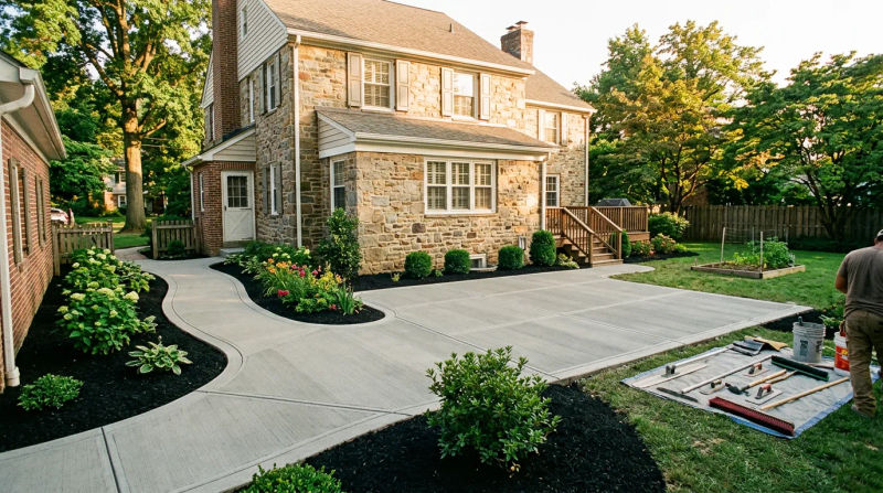 Top-Rated Concrete Company in Drexel Hill