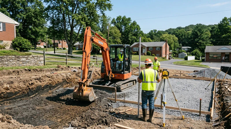 Professional Concrete Excavations in Delaware County