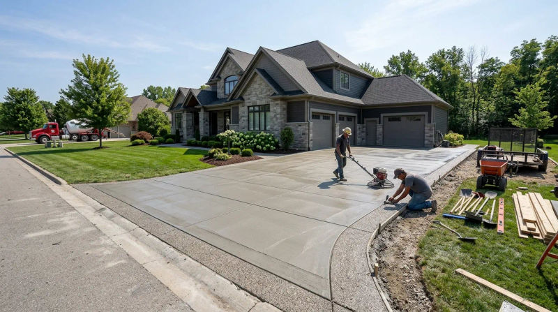 Premium Concrete Installation in Richwood
