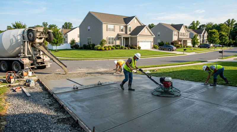 Professional Concrete Contractors in Sicklerville