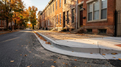 How We Replaced Crumbling Concrete Curbs in Philadelphia Before Winter