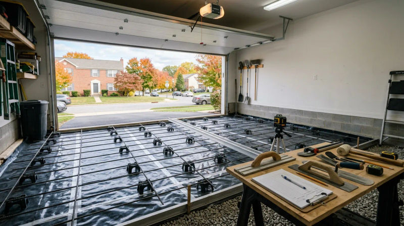 Concrete Floor Cost in Folsom: Pricing for Basements & Garages