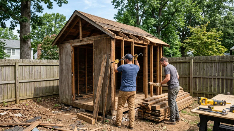 Safe Small Shed Teardowns in Hinton