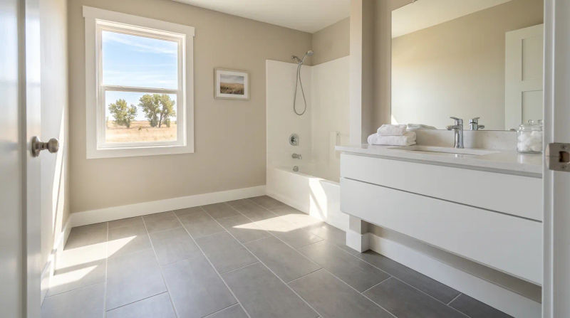 Wiggins Tile Upgrade Case Study: Durable Bathroom Floor Install