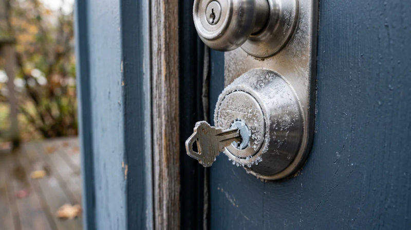 5 Signs Your Door Lock Is Freezing Up in Archbald This October