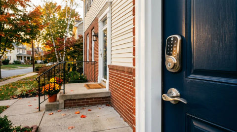 Bethlehem Rental Upgrade Case Study: Keypad Deadbolt Install
