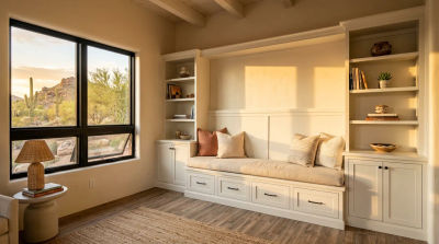 Picture Rocks Built-In Bench & Shelves: A Ko Construction Case Study