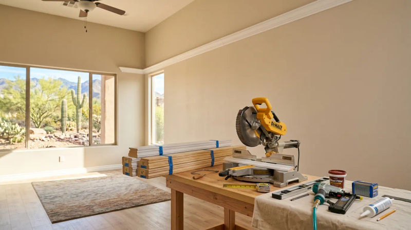Crown Molding Cost in Oro Valley: Materials, Labor, and Tips for Budgets
