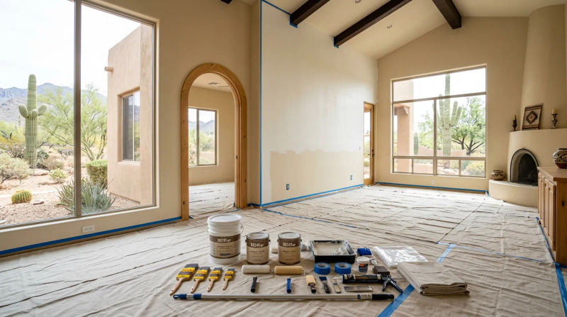 Interior Painting Costs in Saddlebrooke: Labor, Prep, and Timing