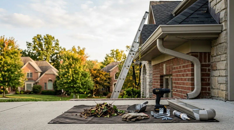 Cincinnati Gutter Cleaning & Repair Costs Before Fall Rains