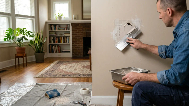 Seamless Drywall Patching Handyman in Cincinnati