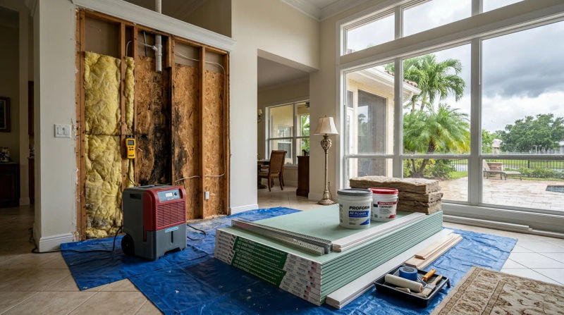 Storm Water Damage Drywall Replacement Cost in Bradenton, FL