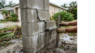 7 Signs Your Block Wall Needs Repair After Tropical Storms in Florida