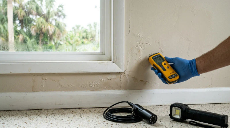 7 Hidden Signs of Hurricane Water Intrusion in Bradenton Walls