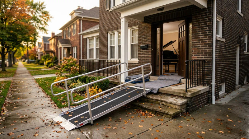 How A.W. Family Movers Moved a Baby Grand Piano Across Detroit