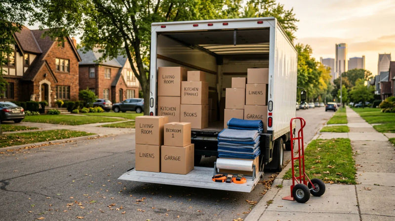 Detroit Moving Costs in August: What You’ll Pay for Local Moves