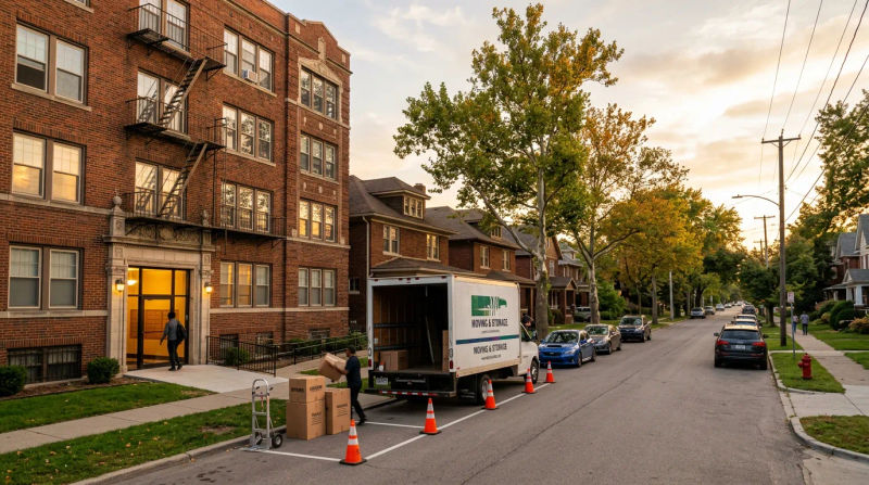 Detroit Apartment Move Guide: Parking, Elevators, and Loading Zones