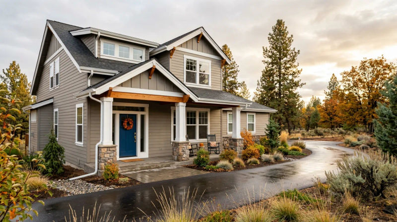 Eagle Crest Exterior Repaint Case Study: Prep for Wet Fall Weather