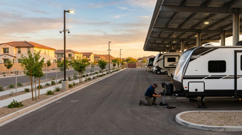 Secure RV Storage Serving Surprise, AZ