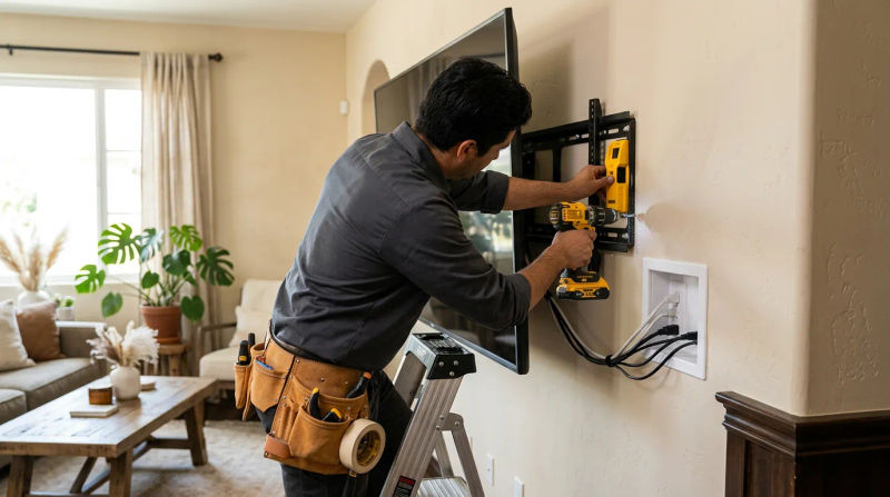 Professional TV Mounting Handyman in Santa Ana