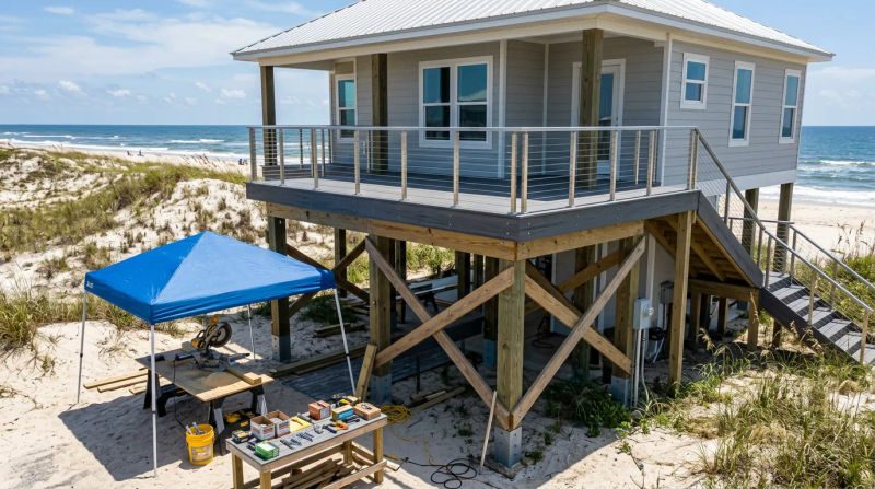 Premium Deck Building on Dauphin Island