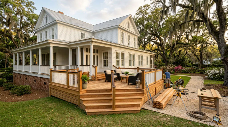 Custom Deck Building Services in Mobile