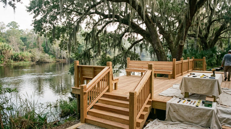 Custom Deck Building Services in Magnolia Springs